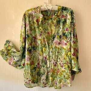 Pilcro for Anthropology Sidney Batwing Shirt, M